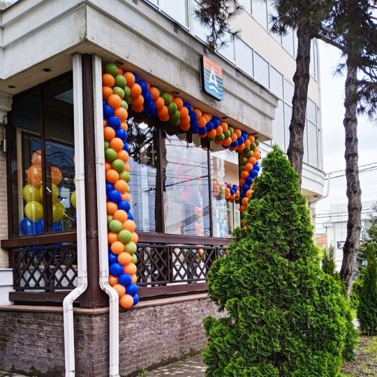 🎈Оформление витой гирляндой 💇‍♂парикмахерской💇‍♀ЧИО РИО✂